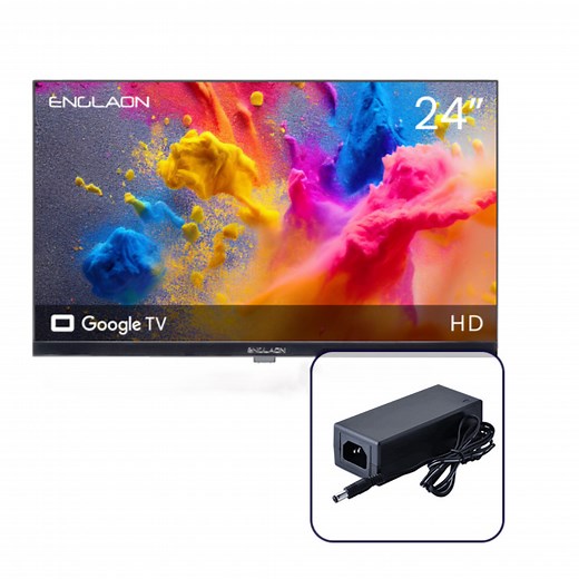 Englaon 24" HD Smart 12V TV with Built-In Chromecast and Bluetooth Android 14 | Englaon | Caravan RV Camping