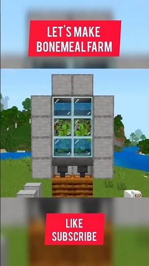 BEST 1.21 AUTOMATIC BONEMEAL FARM TUTORIAL in Minecraft Bedrock