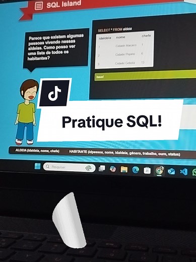 Aprimore suas habilidades em SQL com SQL Island
