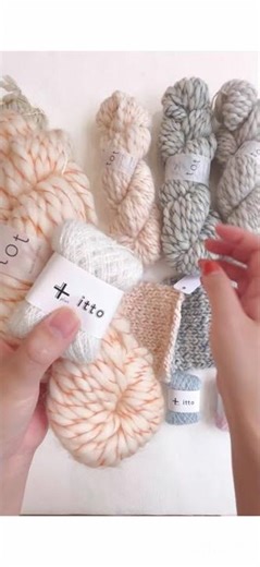 sawada itto：+itto✿✿引き揃え編地紹介動画tot