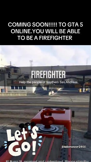 New firefighter work coming Thursday you guys will really enjoy this firefighter job They pay out really well. You will be able to go to house fires trashcan, fires car fires in so much more. This has been confirmed by rockstar games. If you guys need any more information, they are rolling out three odd jobs and those other two jobs are a newspaper boy as well as a forklift operator. Stay tuned for more information. comment like and share.#GTAOnline @🎀𝔾𝔸𝕃𝔸𝕏𝕐𝔾𝕃𝕆𝕎22🎀