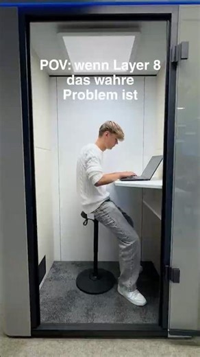 POV: wenn Layer 8 das wahre Problem ist #wilkensoftware