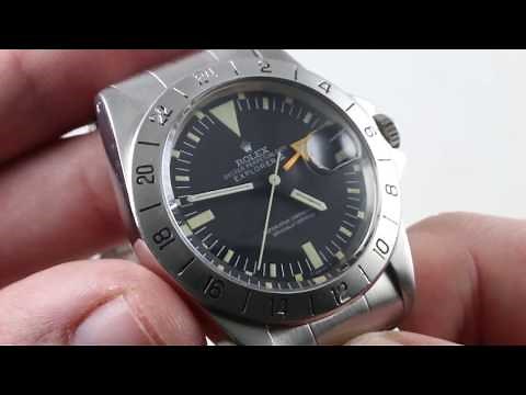 Rolex Explorer II (VINTAGE) 1655 (Orange Arrow/Straight Seconds) Luxury Watch Review