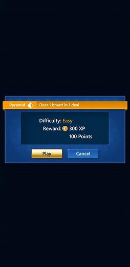 Microsoft Solitaire Collection Pyramid Easy 04.25.2026