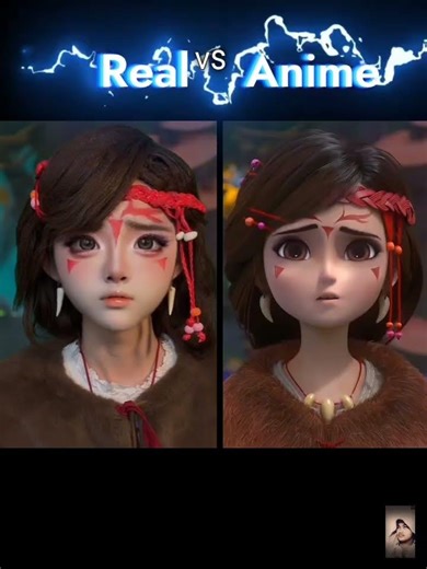 Real vs Anime — Beauty & Motion Comparison #realvsanime #animecomparison