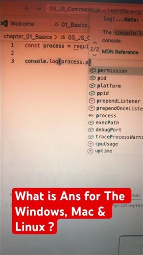 Java scripts command for windows, mac & Linux #javascript #coding #programming #codingshorts