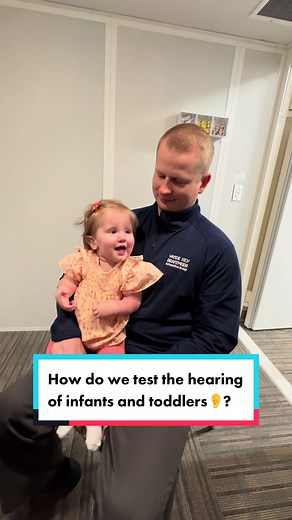 How do we test the hearing of infants and toddlers 👂🔊? Follow along with Kobe, her parents and Dr. Reising, an audiologist at our Appleton Clinic, to learn what happens during a Visual Reinforcement Audiometry (VRA) test 💙! #ChildrensWisconsin #HearingTest #PediatricAudiology #Audiology