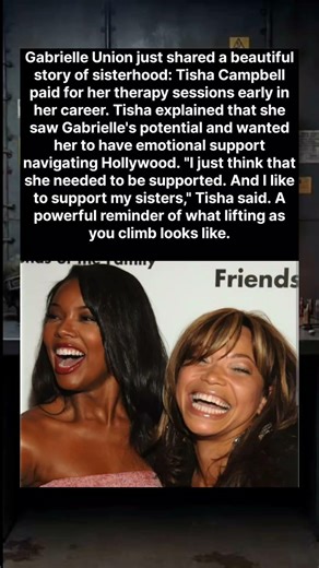 Tisha Campbell paid for Gabrielle Union’s therapy: “I wanted to support my sister” 💛🤝