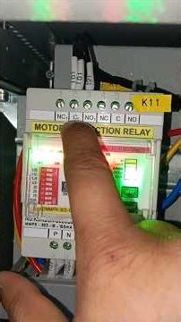 Motor Protection Relay test & reset kana sikhen. #shortsviral #shortsfeed #electrical #mprrelay
