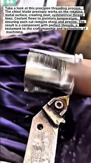 Thread Precision: Forming Perfect Lines in Metal.