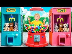 Oliver Inside the Gumball Machine Challenge