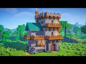 Minecraft: Fortress House | Step-by-Step Tutorial