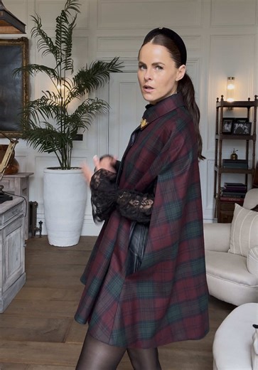 Stylish Workwear Outfit Featuring Knightsbridge Cape