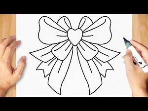 LEARN TO DRAW BEAUTIFUL RIBBONS Step By Step