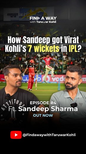 Taruwar Kohli | Did you know? Sandeep Sharma has dismissed Virat Kohli 7 times in the IPL🔥@thesandeepsharma He shares the secret behind it—luck played a... | Instagram