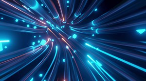 Fiber optic internet speed tunnel background
