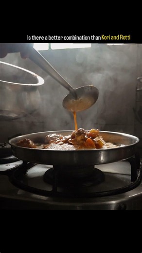 Kori Roti is served. The GOAT of Mangalorean food