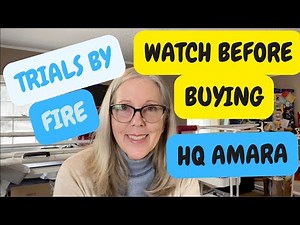 HQ AMARA 20 - BEFORE BUYING, WATCH THIS | The First Days' TRIALS BY FIRE Made Easier | New Longarmer