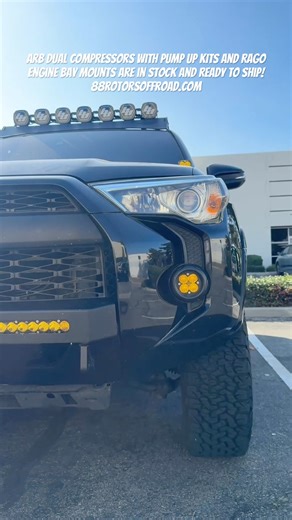 ARB Twin Compressor & Rago Engine Bag Mount on a 4Runner #88rotorsoffroad