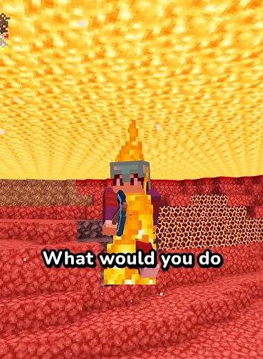 How to escape from falling into lava. | lava stairs
