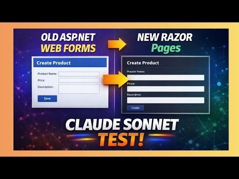 Upgrading old ASP.NET Web Forms to Razor Pages - Claude Sonnet