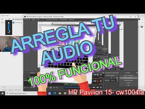 TUTORIAL PARA ARREGLAR EL SONIDO BAJO DE TU HP principalmente Pavilion 15 cw1004la