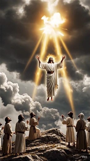 The Glorious Ascension of Jesus Christ | 4K Cinematic Biblical Scene
