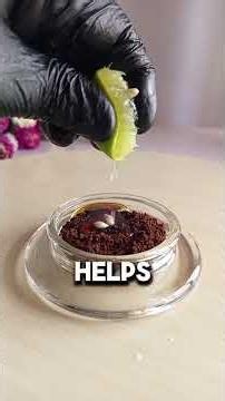 Get Glowing Skin in Minutes with Natural Scrub 💆‍♀️ #glowingskin #naturalskincare