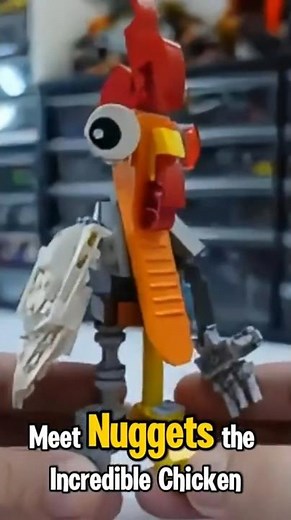 Lego Robot Chicken #shorts #robot #lego