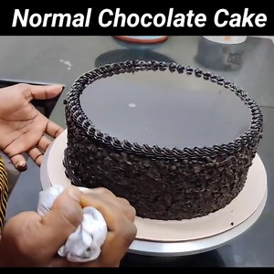 Normal Chocolate Cake Design Idea | Chocolate Cake Design | Fancy Cake Design | Sunil Cake Master