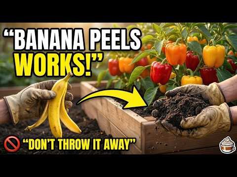 Don't Throw Away Banana Peels — The $0 Potassium Fix That Makes Fruit Bigger and Sweeter