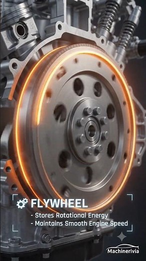 Flywheel Explained in 60 Seconds | How It Stores Energy & Keeps Engines Running Smoothly