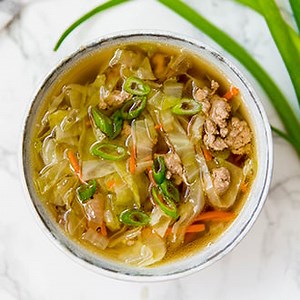 Easy Egg Roll Soup {gluten free}
