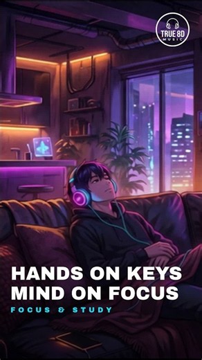 Discover the secret to deep focus with 8D music 🎧 #study #concentration
