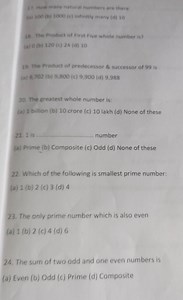 17. How many natural numbers are there(a) 100 (t) 1000 ta inti... | Filo
