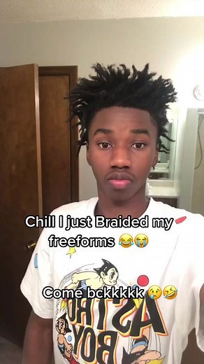 Unique Freeform Braided Hairstyle