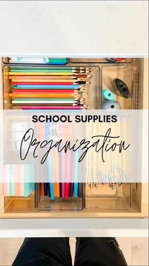 Jenna Provance • Intentional Home Design | • P R E P • The easiest back-to-school prep you’ll ever do. 📚 I set up this drawer 5 years ago, and it’s still going strong—no last-minute... | Instagram