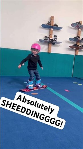 First snowboarding lesson