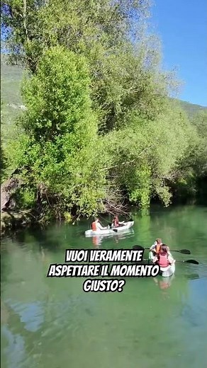 🛶 In CANOA sul fiume più pulito d'Europa con i BAMBINI! | Gita in Camper sul Tirino!