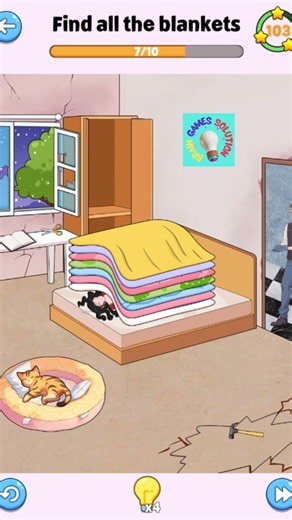 Brainy Prankster Find all the blankets #brainyprankster #findalltheblankets #solution