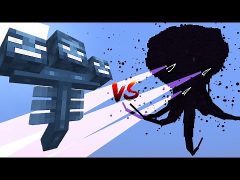 Wither Storm Vs WitherZilla in Minecraft