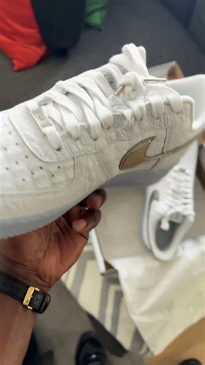 Nike Air Force 1 White Croc.