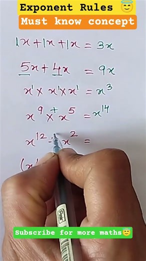 Exponent #exponents and powers class 8#exponential #exponentandpowers#maths #math #algebra #viral