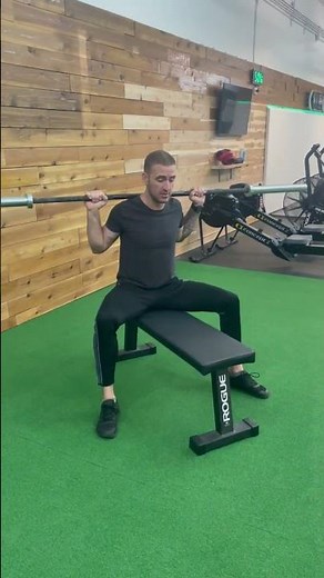 HOW TO Seated Good Morning with BAR | Barbell Method