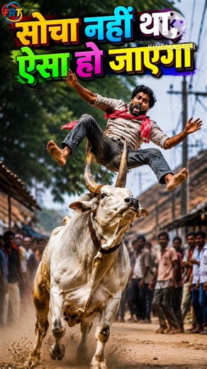 😱 Angry Cow Throws Man Into the Air! Shocking Moment 🐄💥 #Shorts#youtubeshorts #trending #facts