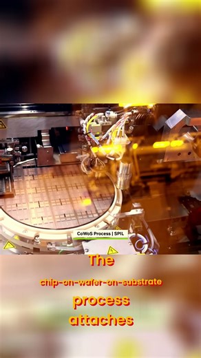 SPIL's CoWoS Process: Watch Blackwell Dies Get Tested & Sorted! #shorts