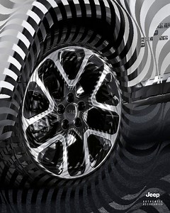 Auténticas llantas de aleación para tu Jeep® Compass. ¿Te hipnotizan? A nosotros también. http://ms.spr.ly/6181T3Egt | Jeep España