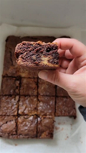 Are you ready for the thickest, fudgiest brownies of your life? This recipe uses brownie mix and sweetened condensed milk to make unbeatable brownies that are easy to make too. Full printable recipe: https://cookingwithcarlee.com/thick-fudgy-brownies/ Ingredients 2 family sized brownie mixes (18.3 oz each) 4 large eggs 1⅓ cups vegetable oil 2 teaspoons vanilla extract 14 ounces sweetened condensed milk | Cooking With Carlee