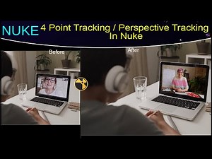Nuke Tutorial – 4 Point Tracking / Perspective Tracking in Nuke [English] | Nuke 2D Tracking