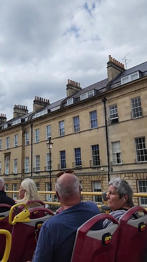 Exploring the timeless beauty of Bath, founded in 60 AD! 🚍 Last lap on the city tour along Edward Street—rich history, stunning architecture, and unforgettable views. #BathTour #HistoryInTheStreets #UKTravel